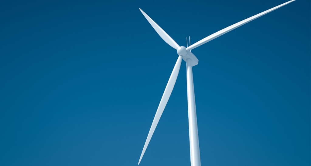 A wind turbine