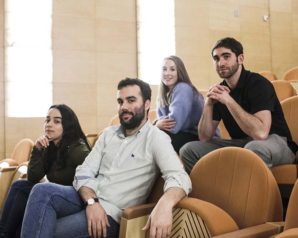 Students in an auditorium