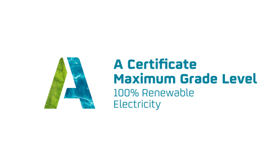 Renewable energy generation certification logo