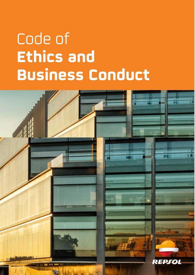 Repsol's Code of Ethics and Conduct cover