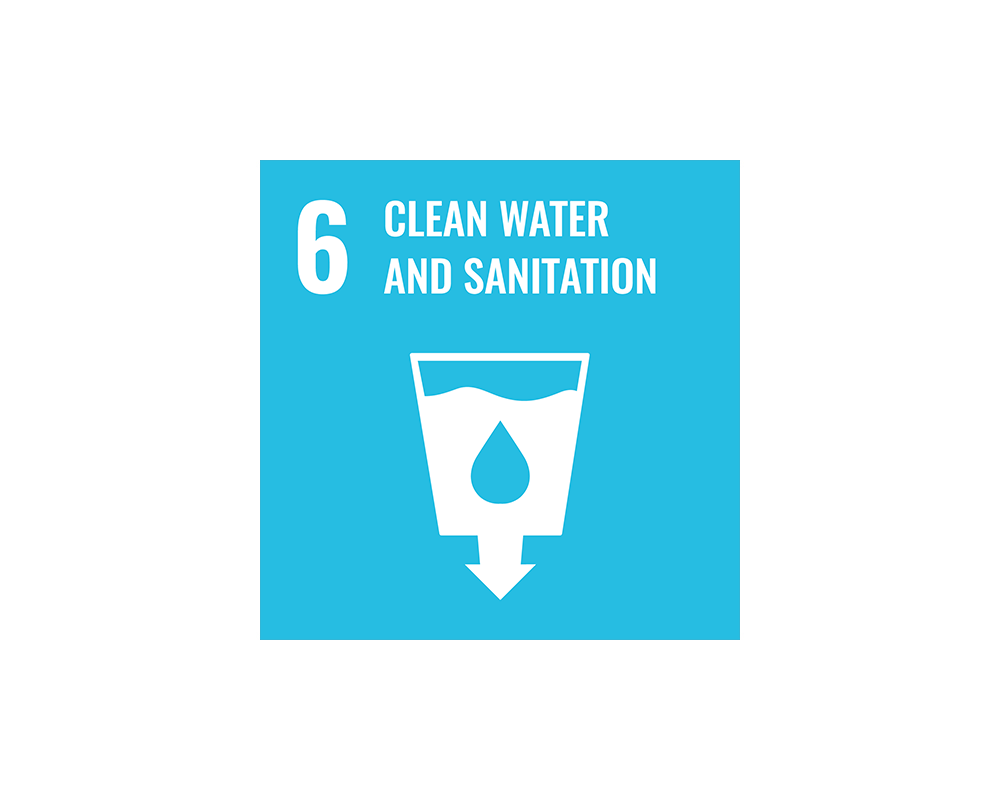 Logo SDG 6 Clean water and sanitation