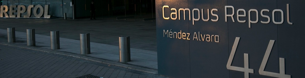 Entrance to Repsol Campus