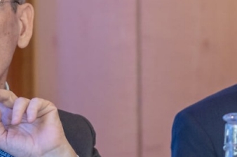 Mariano Marzo and Luis Cabra during the ESG Day 2023