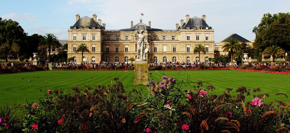 Shot of the Luxembourg palace