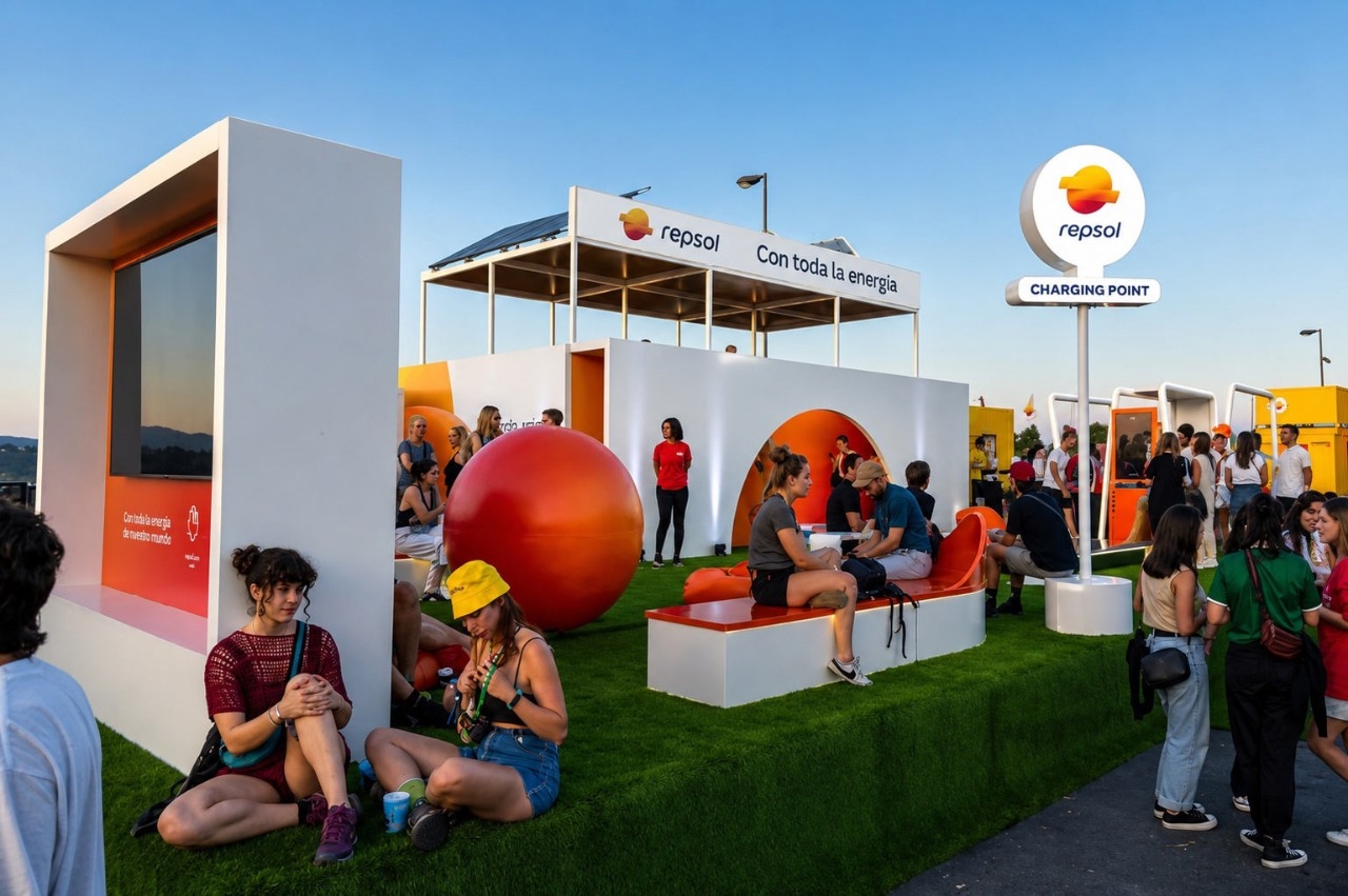 En varios festivales del circuito, Repsol aportará combustibles 100 % renovables para alimentar escenarios e instalaciones temporales, desde sonido e iluminación hasta camerinos y otros servicios del recinto