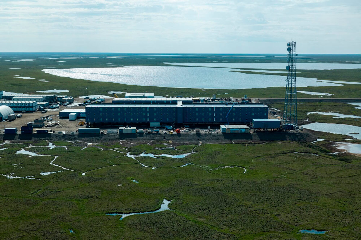 Una vista aérea de la central de PIKKA
