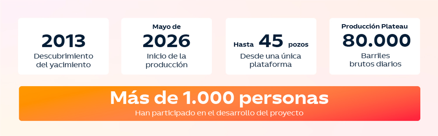 Una infografía con 4 bloques que muestra de forma visual las cifras de personas implicadas en el proyecto