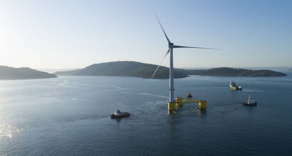 WindFloat project offshore wind turbine