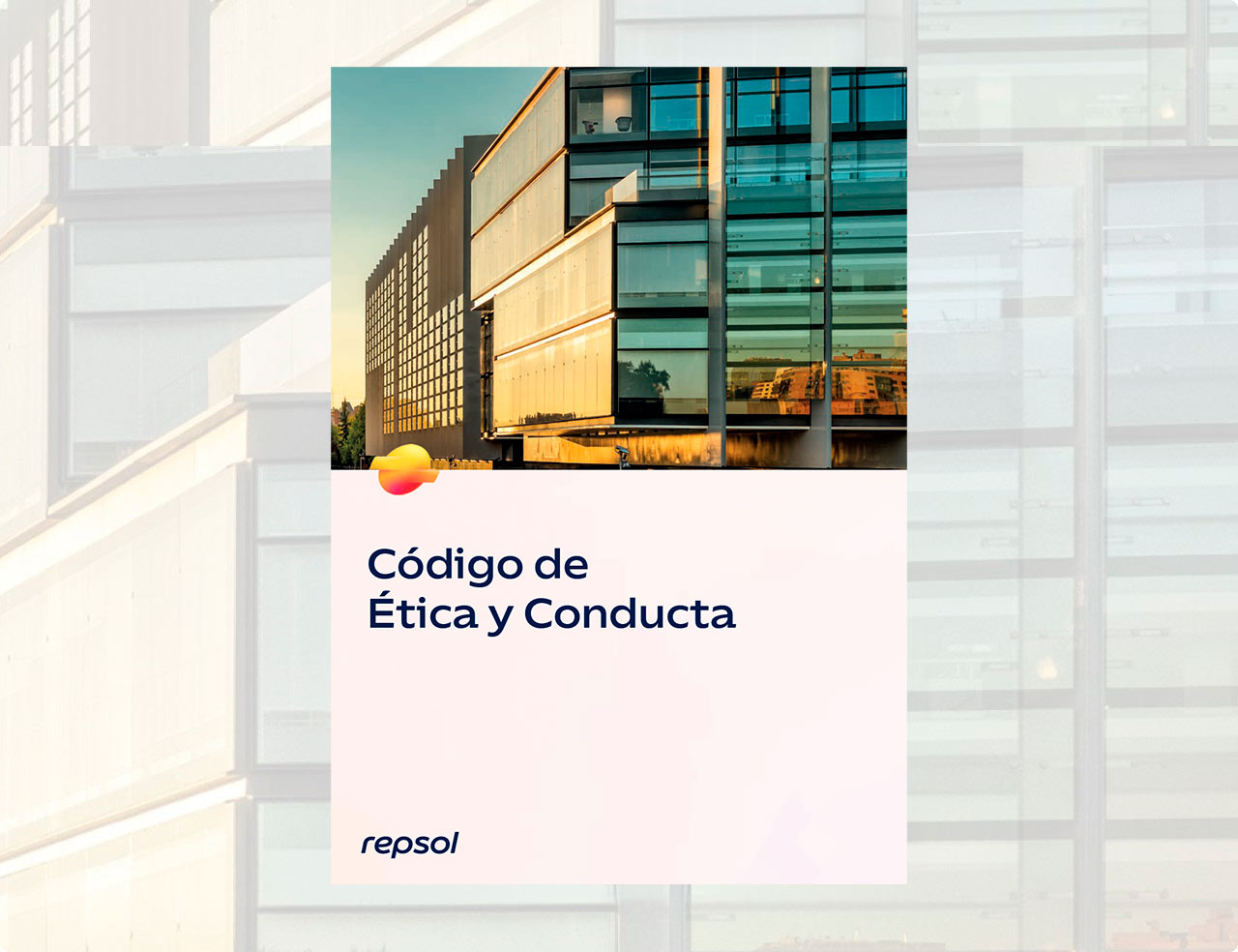 Portada del código de ética y conducta