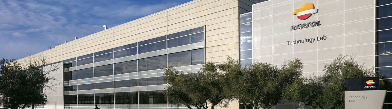 Vista del edificio del Repsol Technology Lab