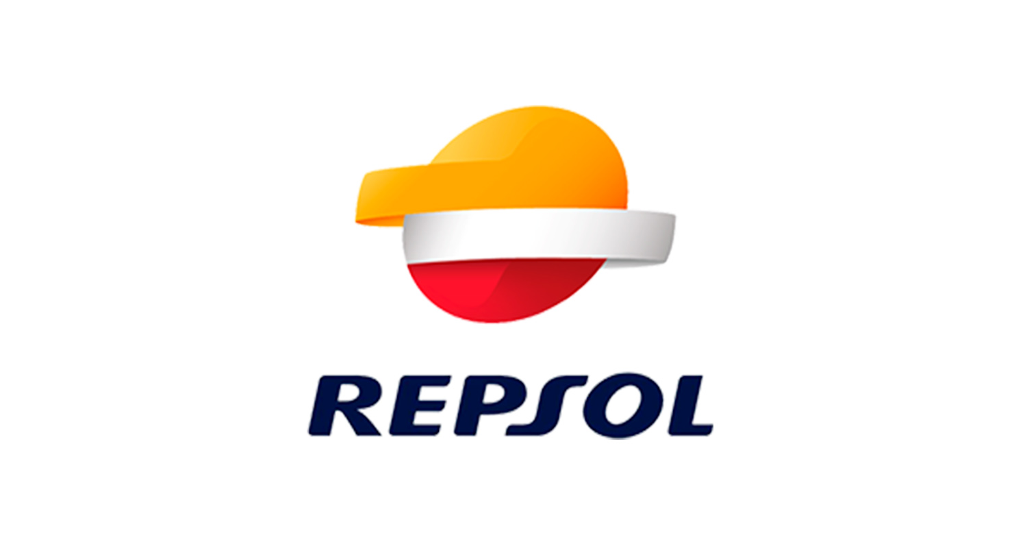 Repsol logo. Globalizing our brand