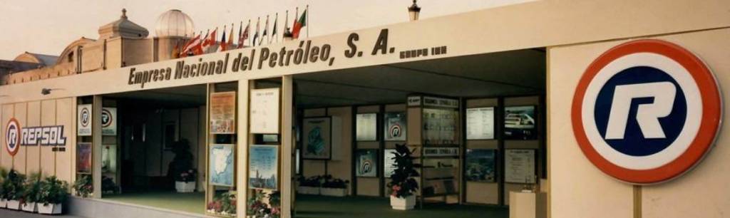 Image of an old Repsol service station