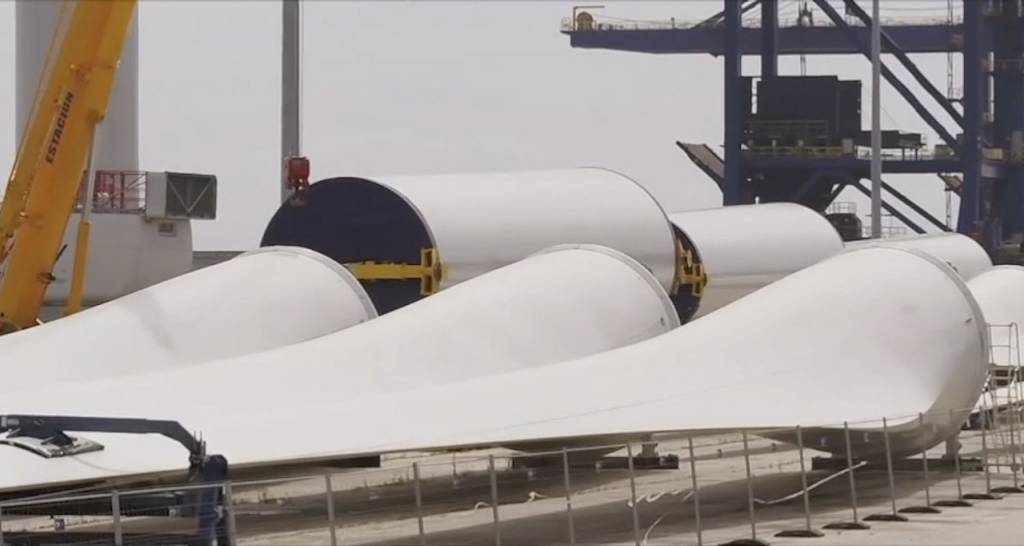 Image of turbine blades