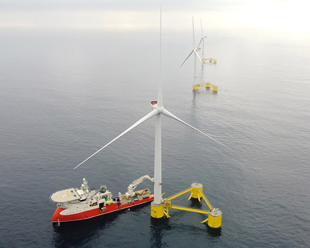 Windfloat offshore wind platform