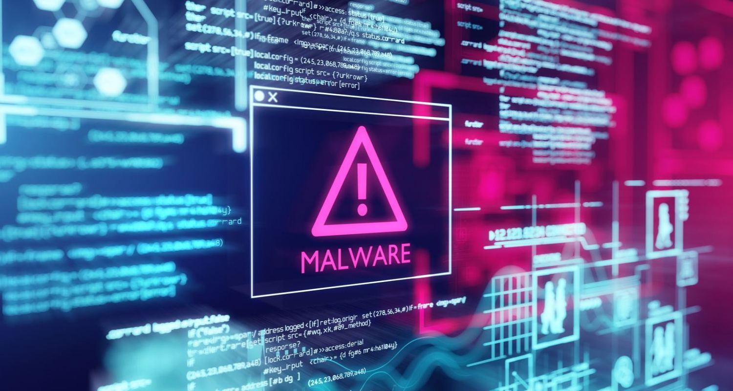 Image of codes and malware