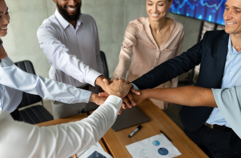 people collaborating on a project