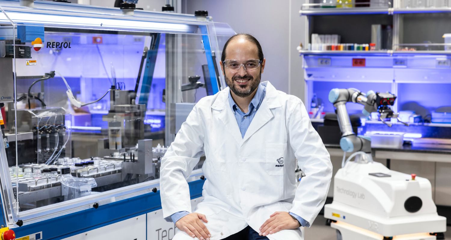 Imagen de José Seoane, científico en el Repsol Technology Lab
