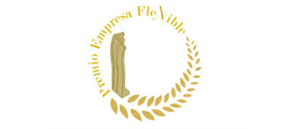 Flexible company award logo