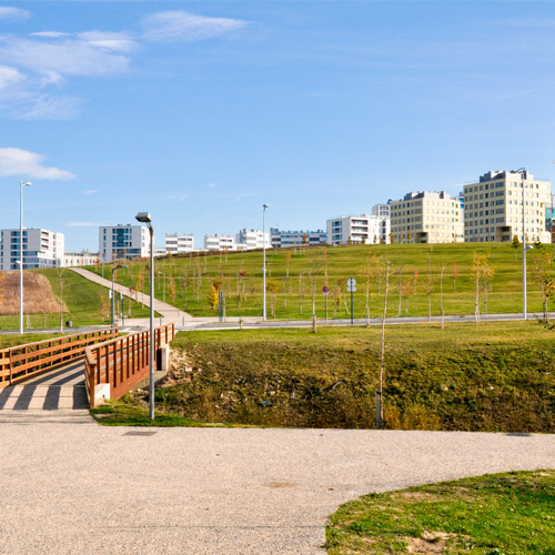 Una imagen del Anillo Verde de la ciudad de Vitoria