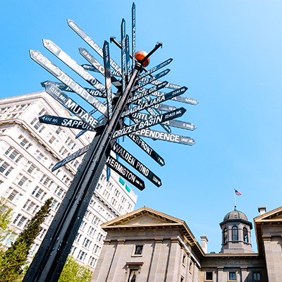 Plaza del Pionero en Portland, Oregon