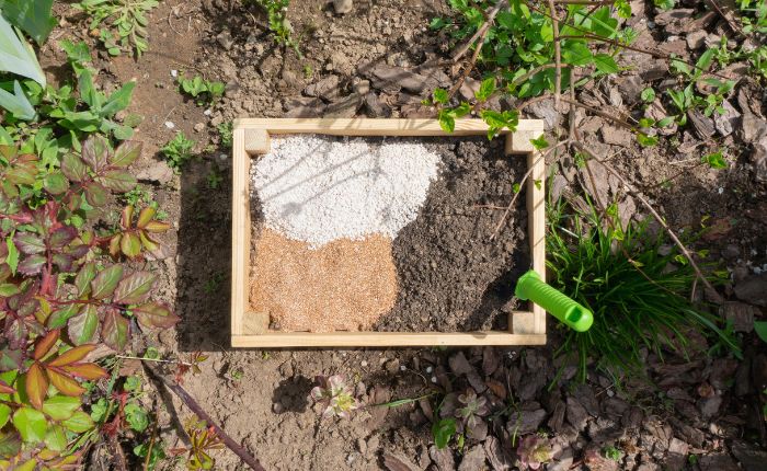 A compost bin