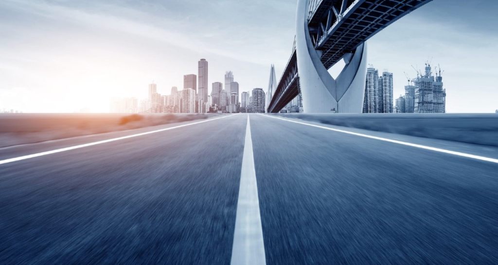 A futuristic road