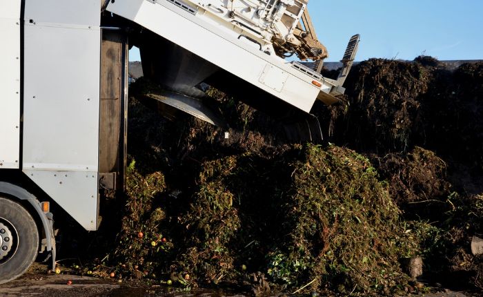 compost hecho en complejos industriales