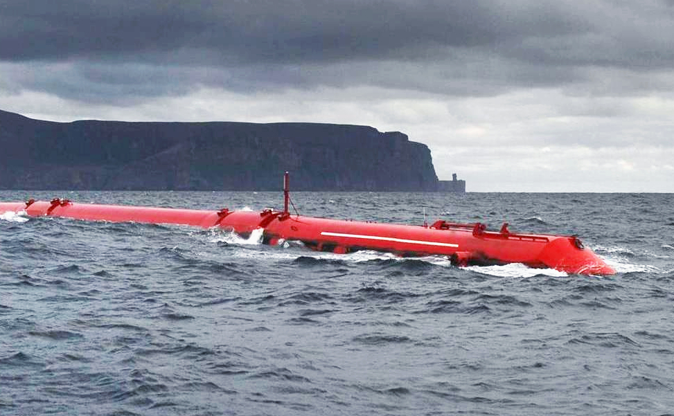 Pelamis Wave, el nuevo convertidor de energía undimotriz