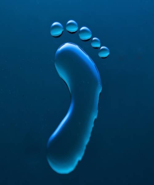 A water footprint