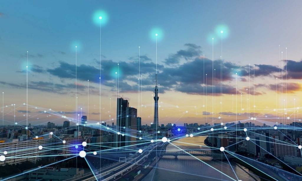 A city connected by the internet of things