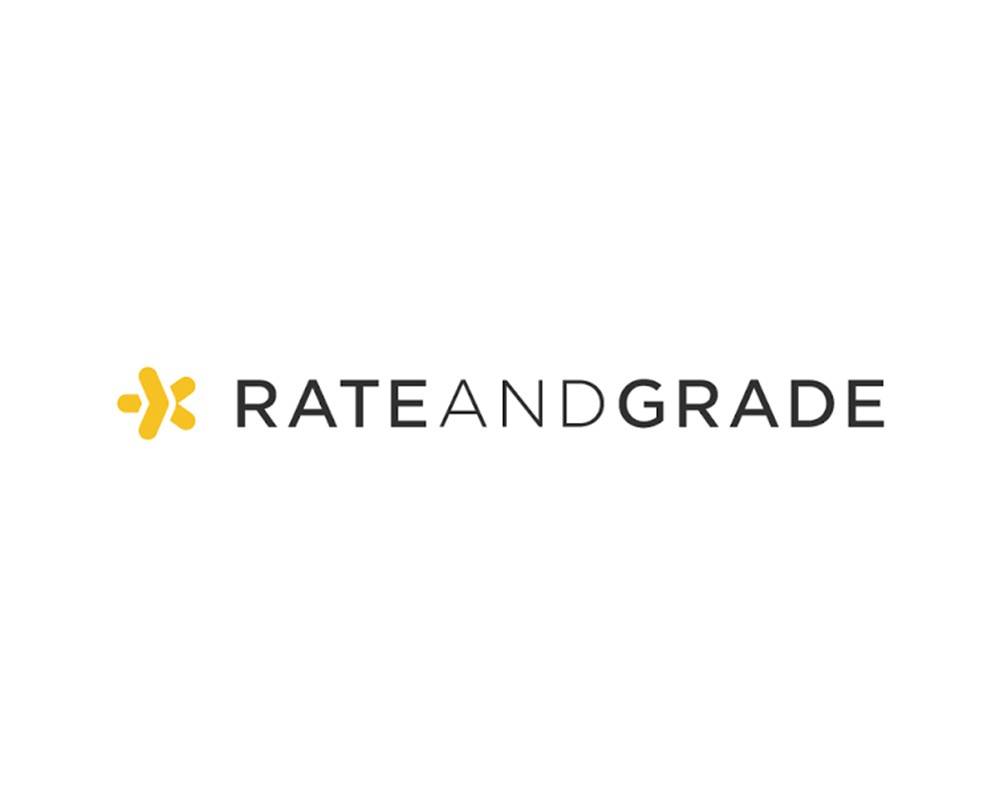 Rate&amp;Grade logo. Open Innovation