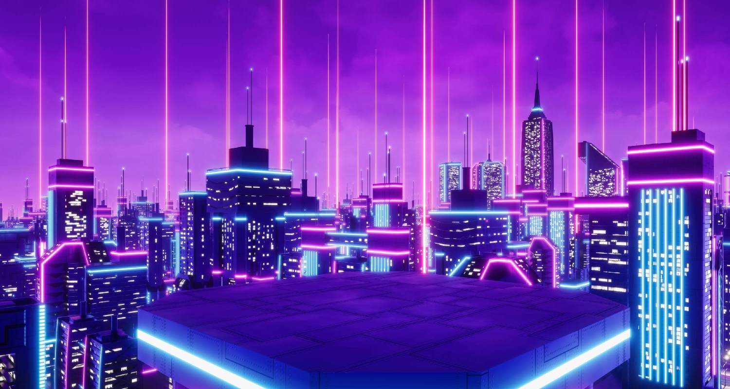 A city in the metaverse