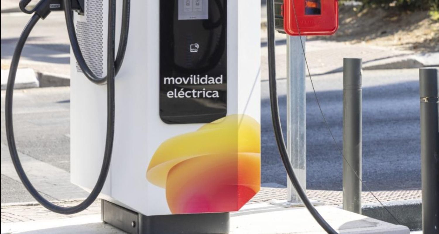 Punto de recarga eléctrica de Repsol