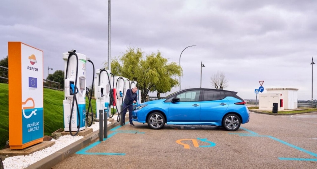 Repsol EV charging station