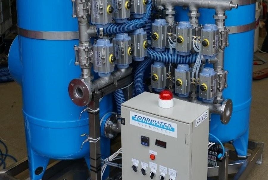 View of industrial machinery