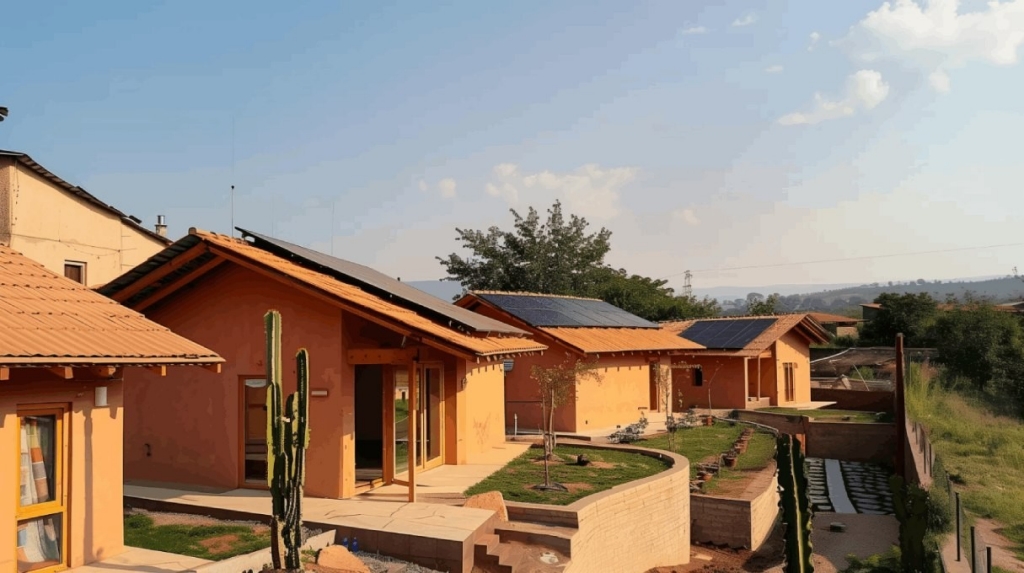 Imagen de un edifico basado en la bioconstrucción