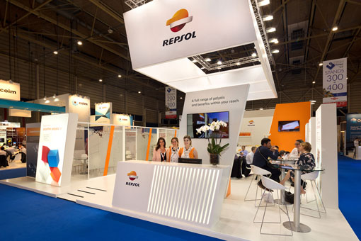 Repsol&rsquo;s stand at the UTECH event