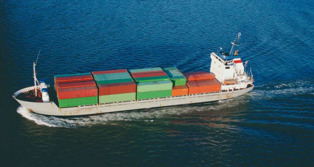 Advance Export - cargo vessel at sea