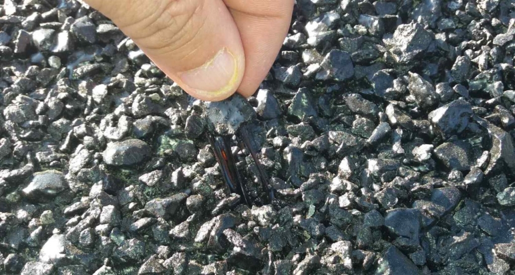 Advance Gravel chippings - close up of gravel road