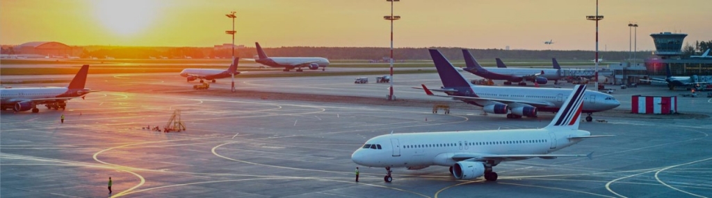 Perform Fuel-resistant - planes at an airport