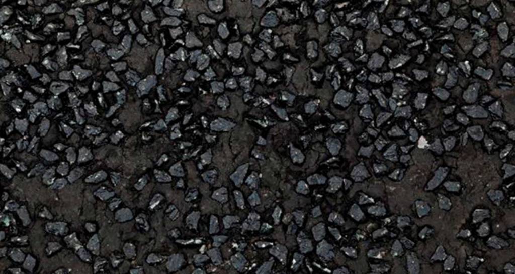 Betunes. Detalle de la textura del asfalto