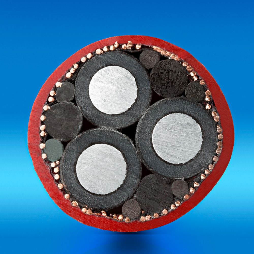 Interior de un cable