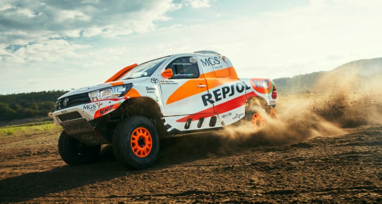 Isidre Esteve''s car in Dakar 