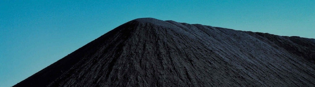 Close-up of petcoke