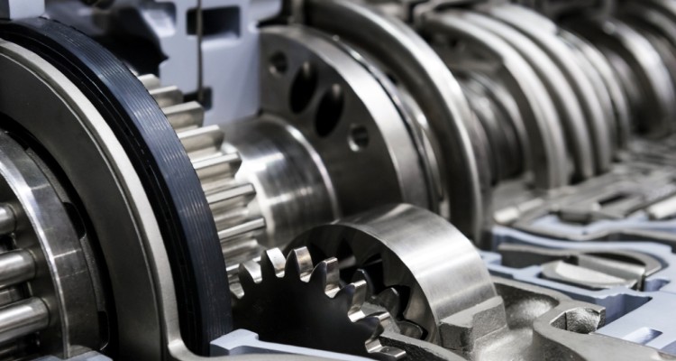 Close up of gears