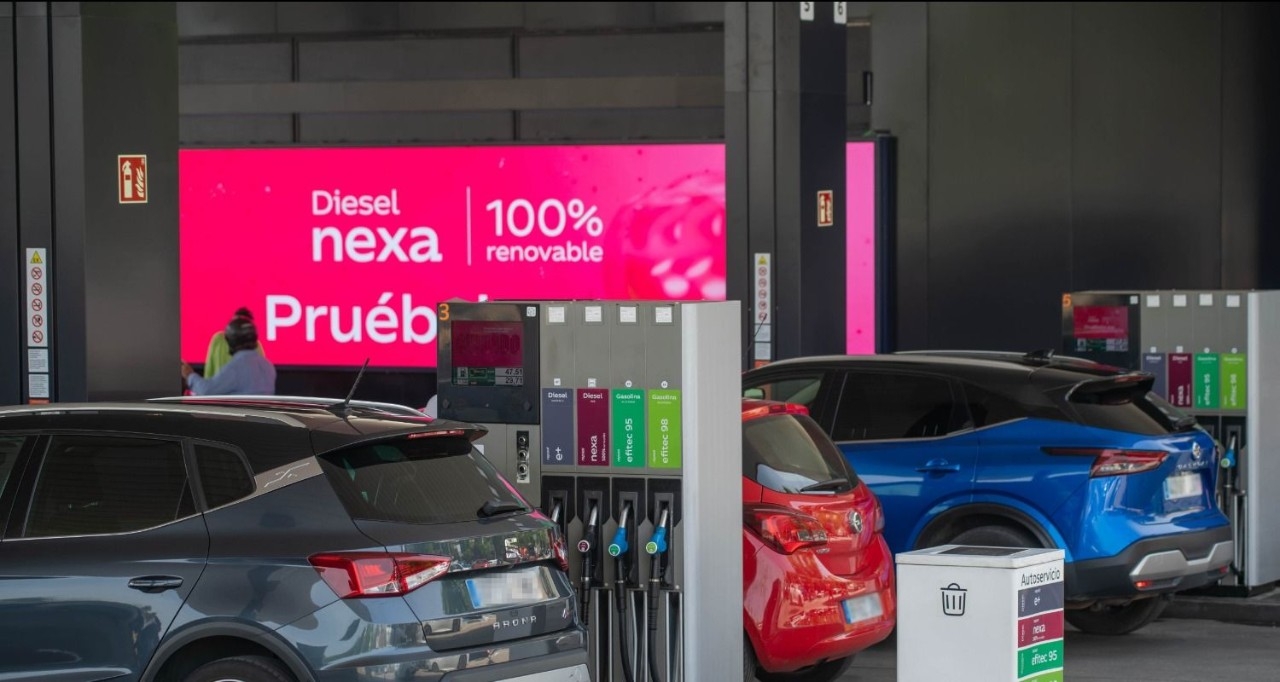 Estación de servicio con diésel 100% renovable Nexa