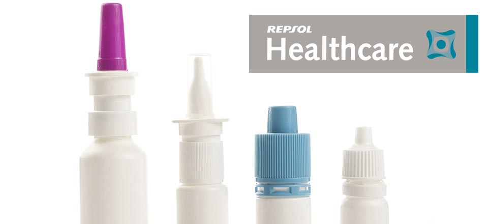 Diferentes productos de la gama healthcare de la química de Repsol 