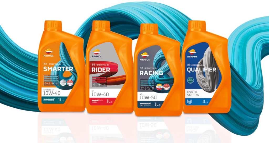 Repsol lubricants bottles
