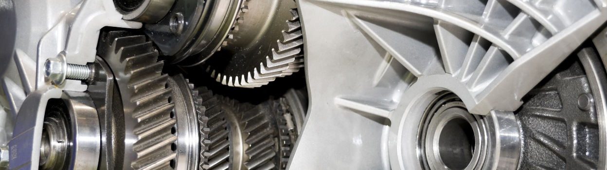 Detail of a transmission, with its gears