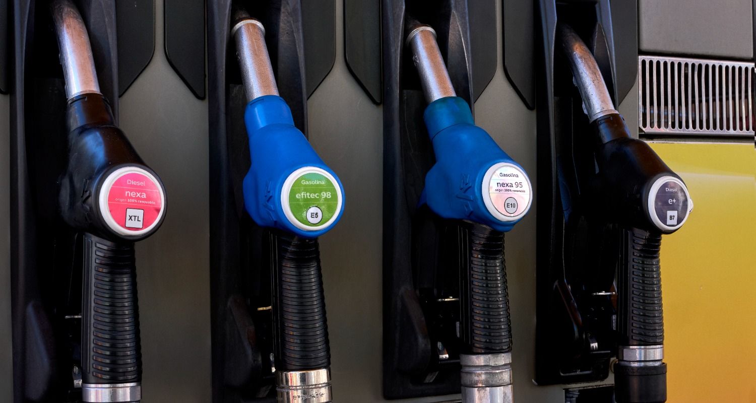 A refueling point at a service station